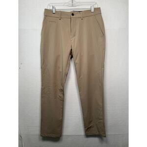 KJUS Men's Ike Regular Fit Khaki Golf Pants, Size 32/32, NEW!